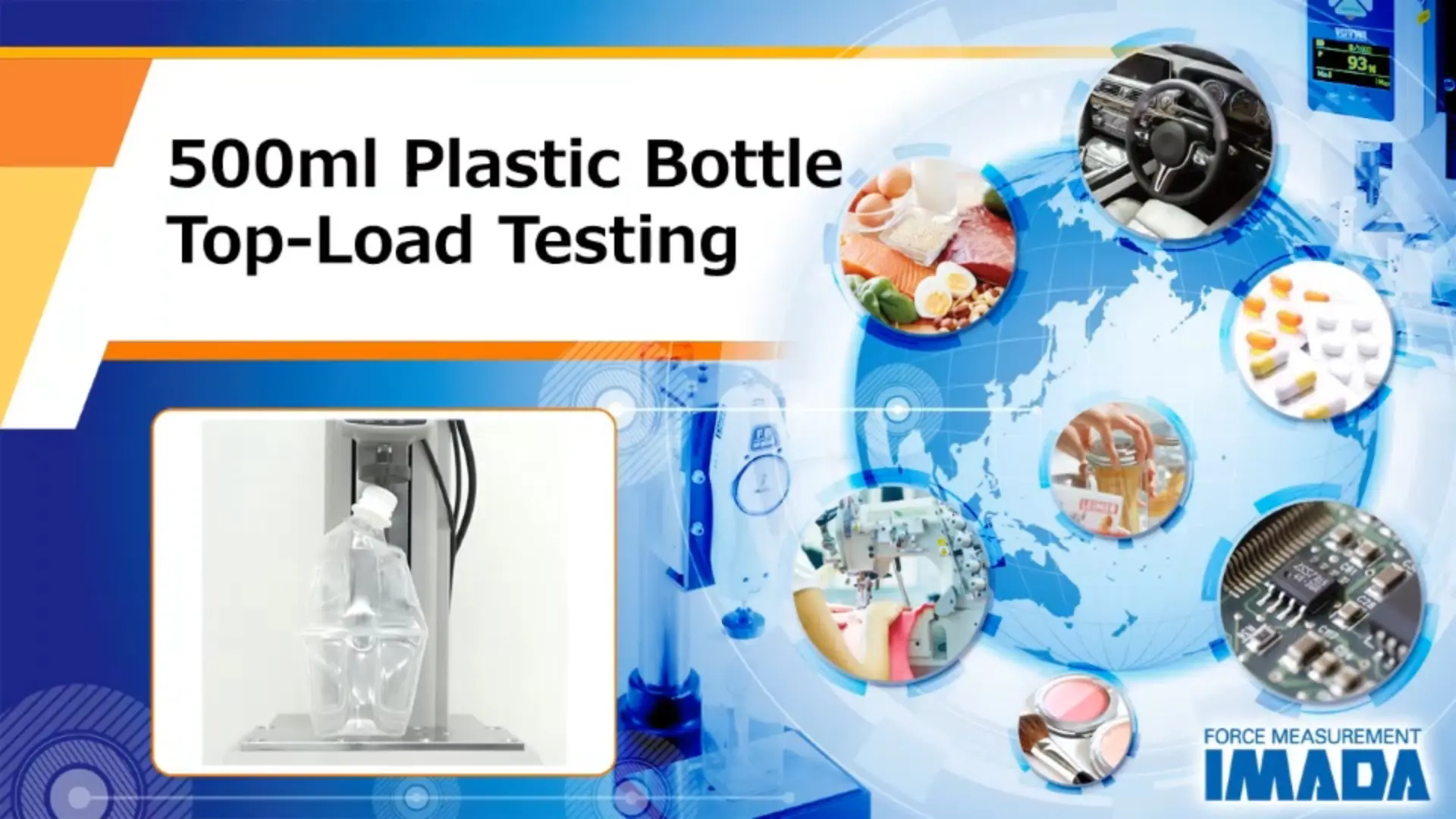 500ml Plastic Bottle Top-load Testing